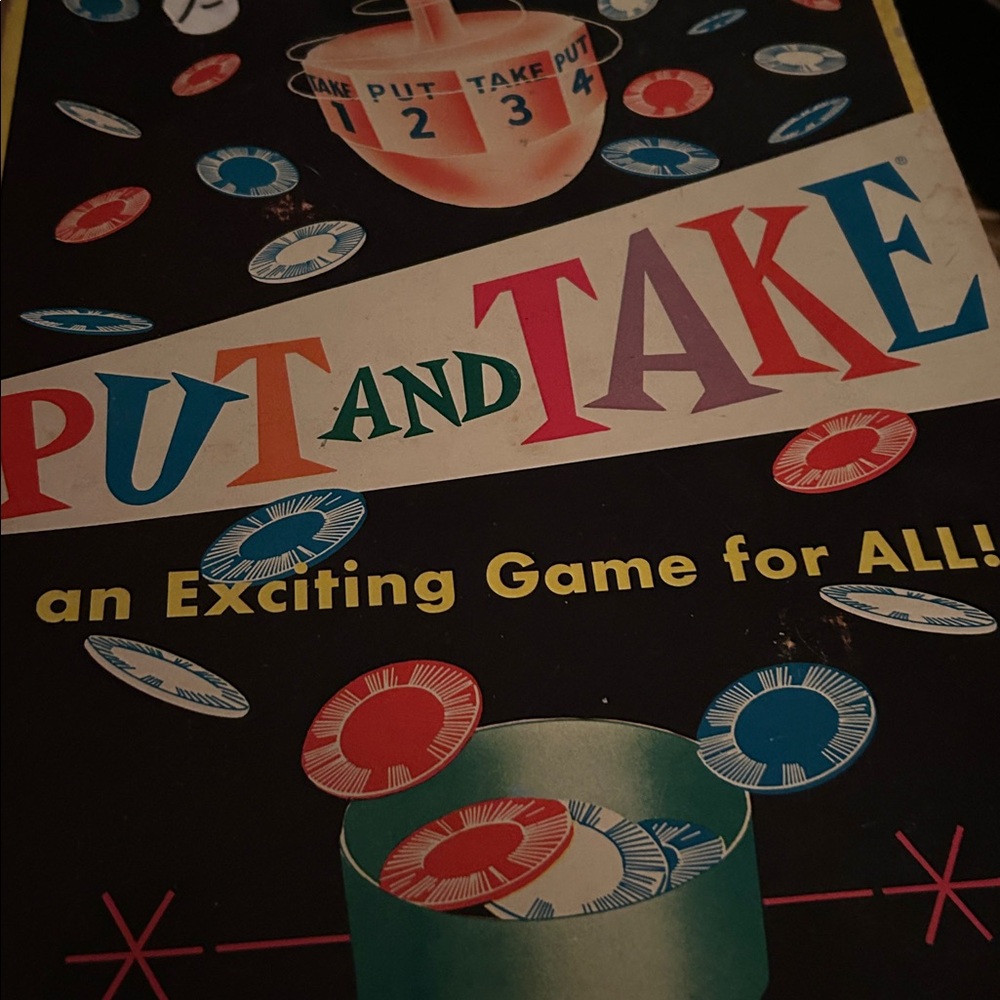 Vintage 1956 game Put and Take by Schaper creation - Picture 2 of 5
